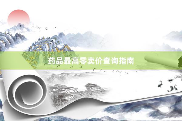 药品最高零卖价查询指南